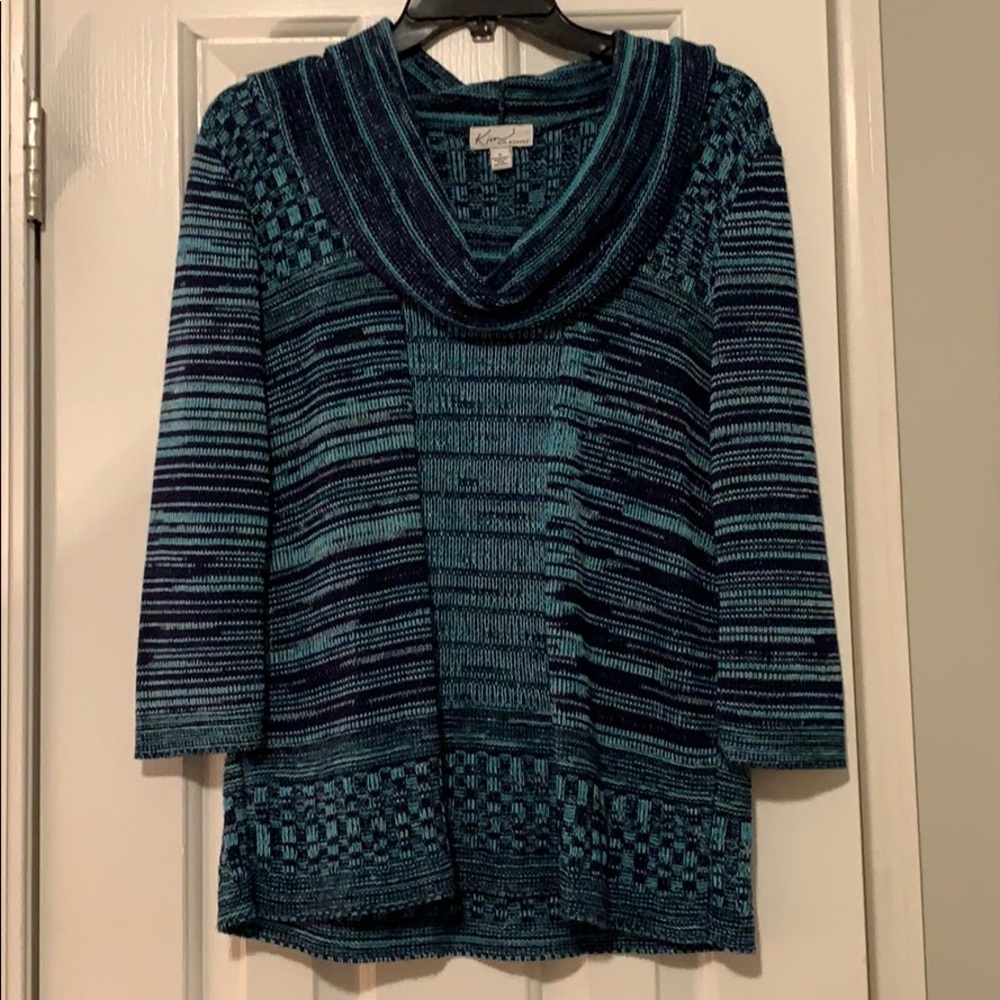 Kim Rogers Knit Sweater 3/4 Length Sleeve